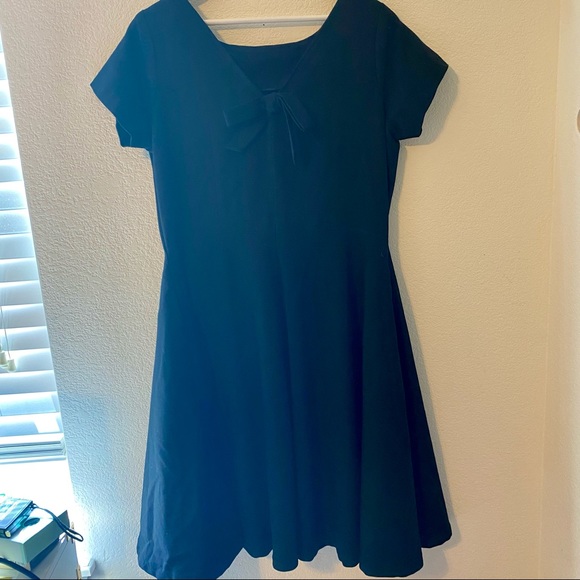 HEART MY CLOSET Etsy Vintage Reproduction Retro Dress - Black Circle Ski… - Picture 7 of 11